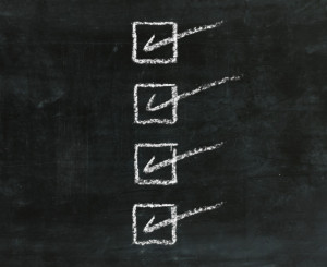 Blackboard-Checklist