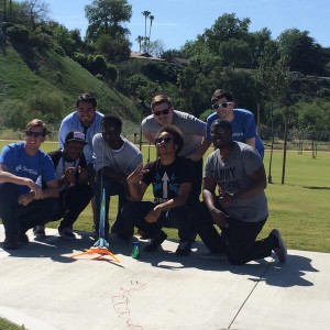 Hackers prepare a rocket launch