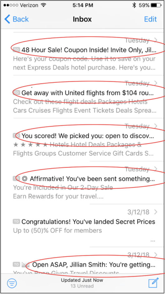 Email Subject Line Insights for the Travel Industry
