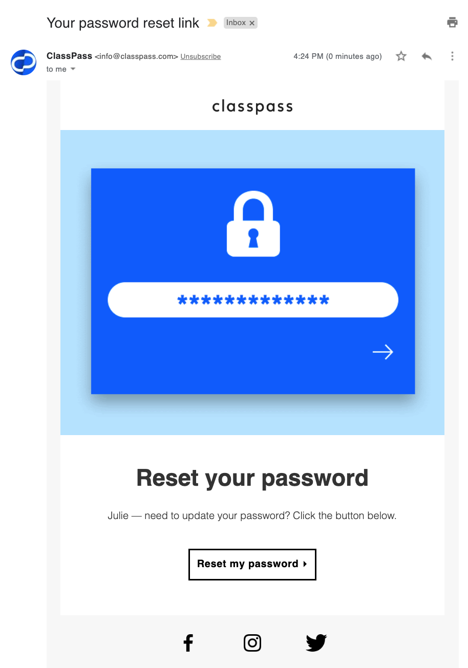 Reset Account Password Using Email Does Not Work (There is no