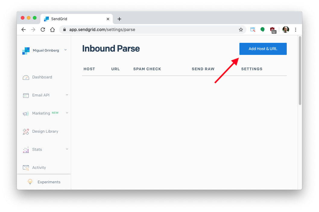 inbound parse page