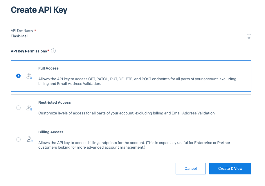 API key