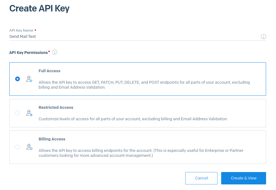 Create-API-key